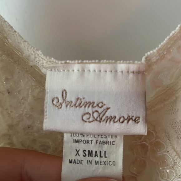 INTIMO AMORE  Satin Pearl Tank Top - Picture 2 of 4